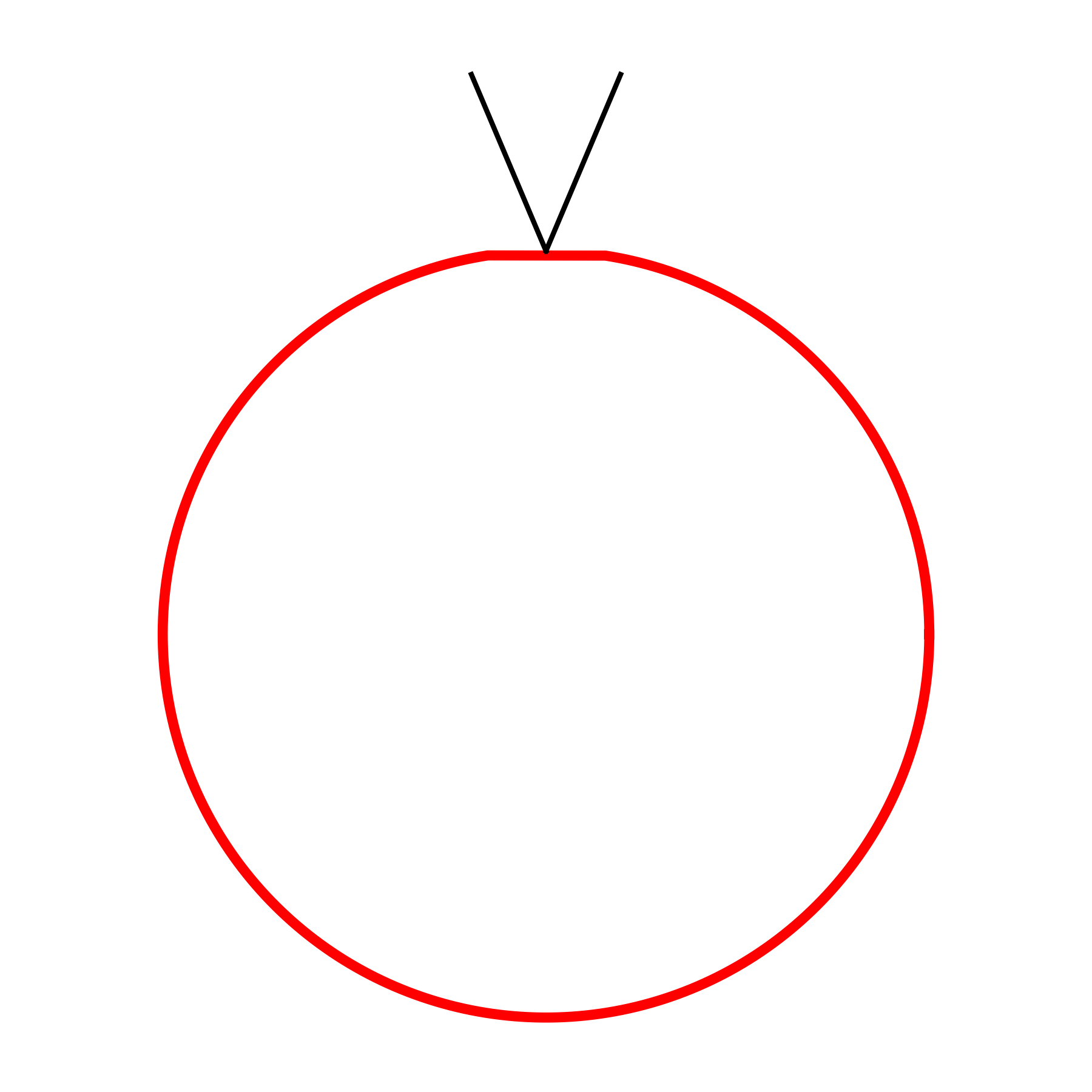 Kreisriss Symbol